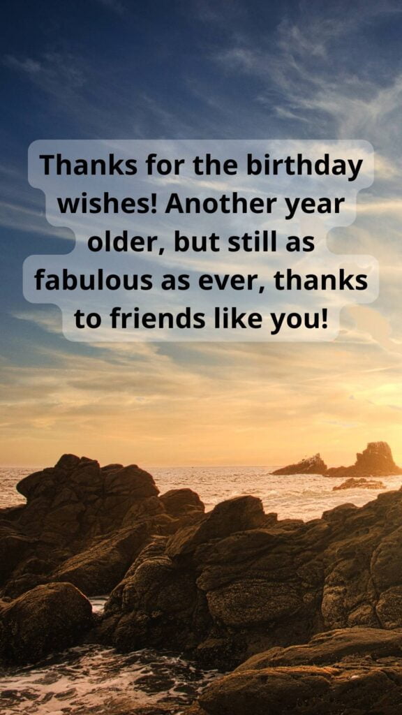 Thanks Message For Birthday Wishes To Everyone
